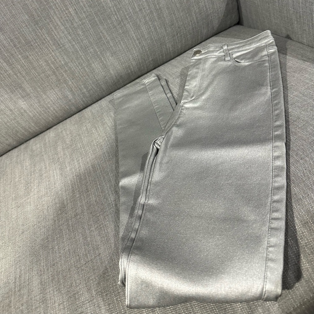Shiny Silver Pants